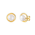 Pearl Halo Studs