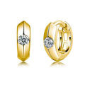 Marquise Solitaire Huggies