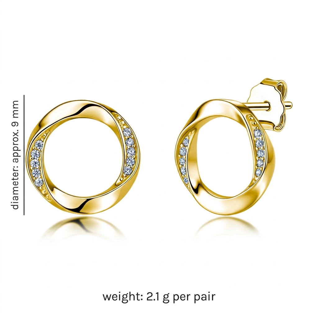Mobius Pave Studs 尺寸图
